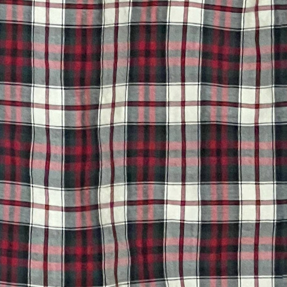 Hunt Club Men's Cotton Plaid Size Medium Button-Down Long Sleeve Shirt - Picture 6 of 9